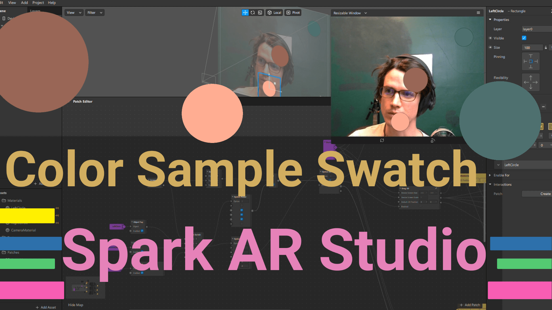 Color Sampler Spark AR Studio