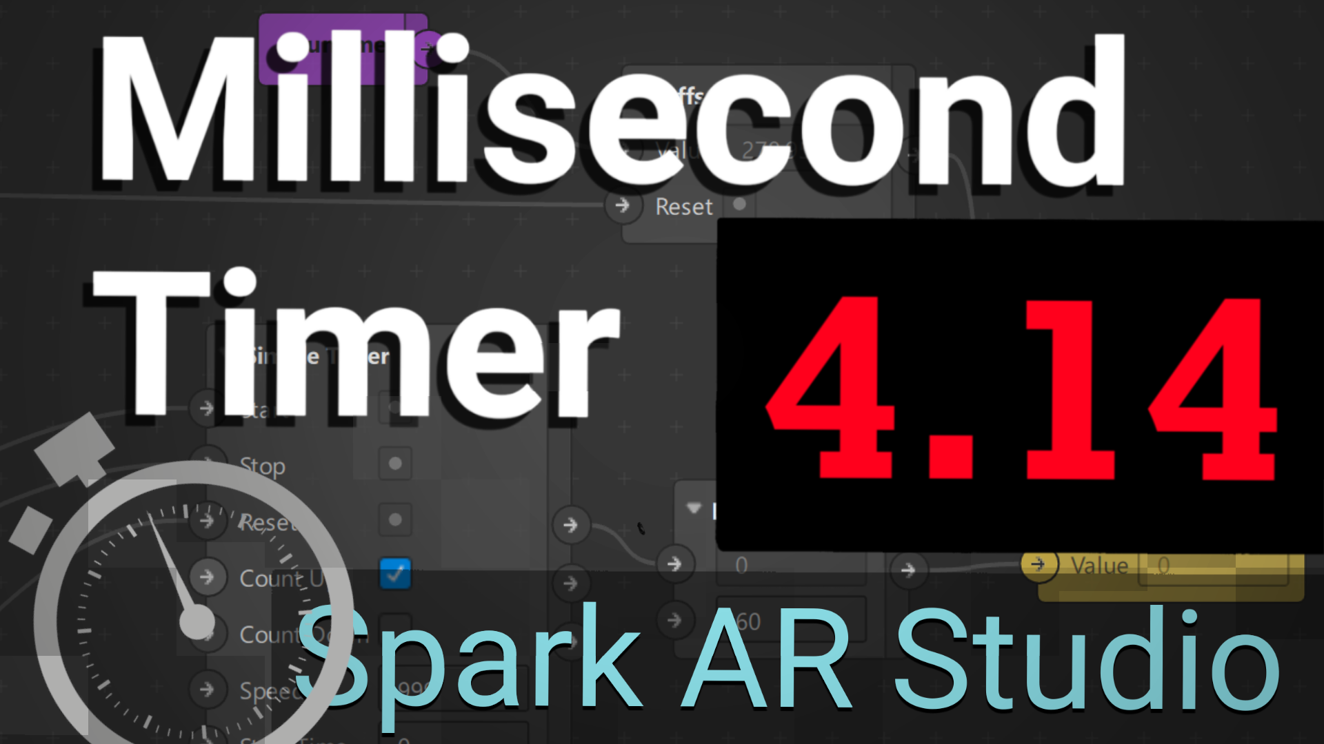 Millisecond Timer Spark AR Studio