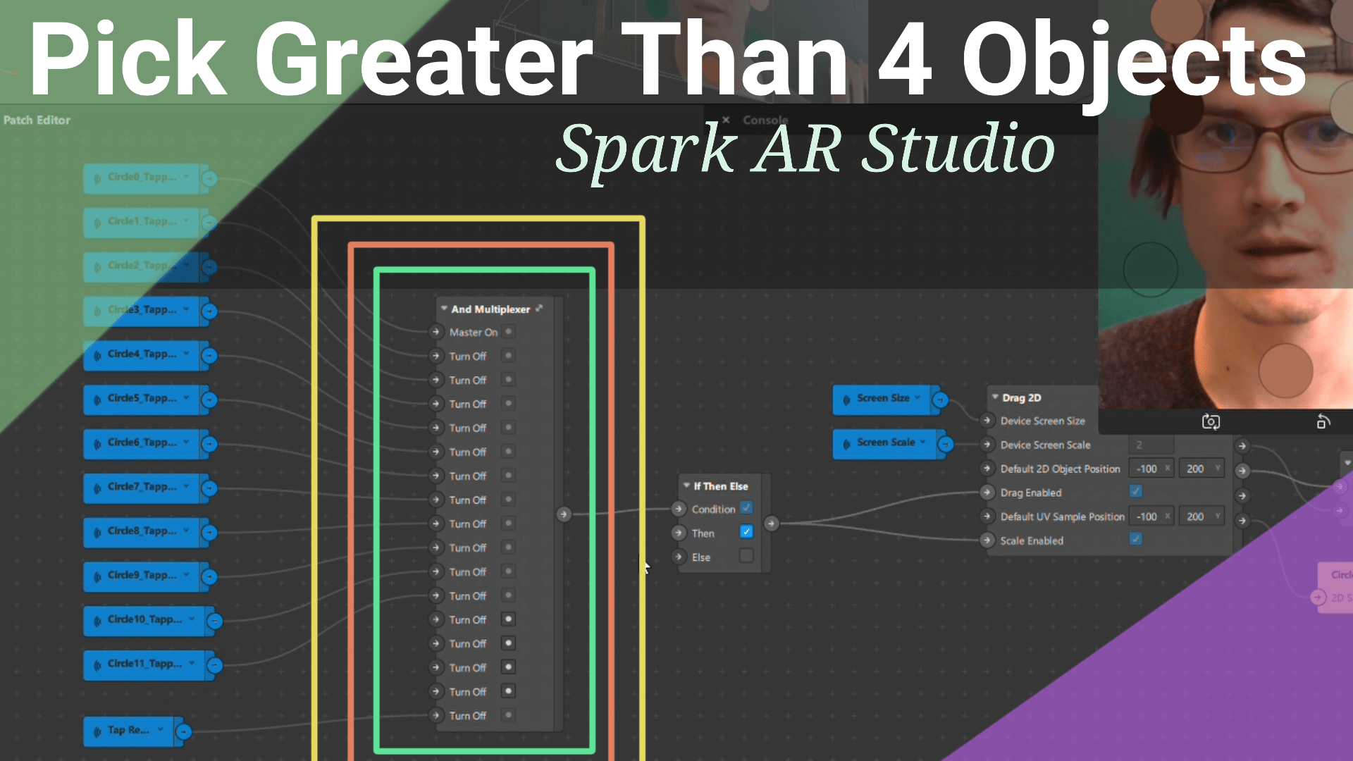 Туториал Спарк ар. Modulo equals патч Spark ar.