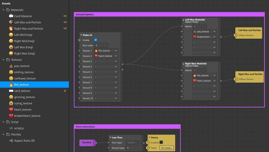 face trigger animation delay lens studio